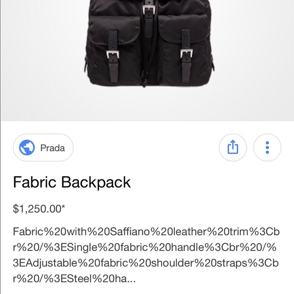 Prada backpack - Picture 7 of 7